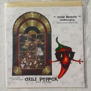 INNER BEAUTY Quilt Pattern Wall Hanging CHILI PEPPER SEALED